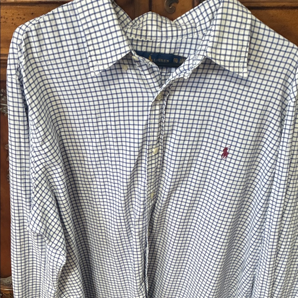 Polo by Ralph Lauren Men's Checkered Long Sleeve Button Down Shirt XXL